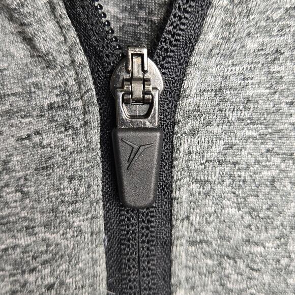 OLD NAVY Active Gray Zip-Up Hoodie with Pockets Size XS - Picture 4 of 9
